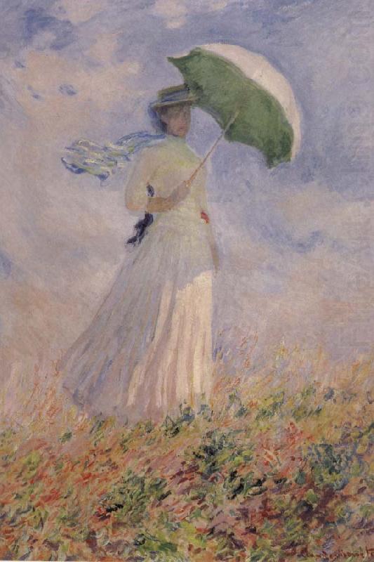 Study of a Figure Outdoors, Claude Monet